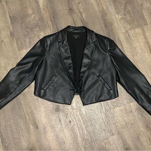 Black Cropped Jacket